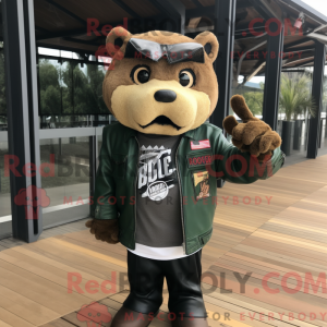 Olive Bbq Ribs mascot...