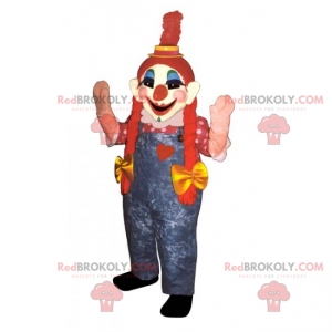 Maskot klaun s přikrývkami - Redbrokoly.com