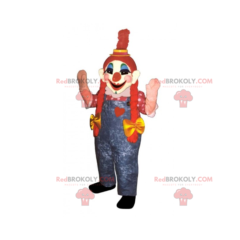 Mascota payaso con edredones - Redbrokoly.com