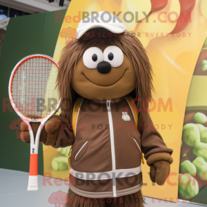 Brun tennisketcher...