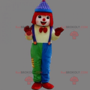 Mascota payaso con pelo rojo - Redbrokoly.com