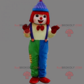 Mascote palhaço com cabelo ruivo - Redbrokoly.com