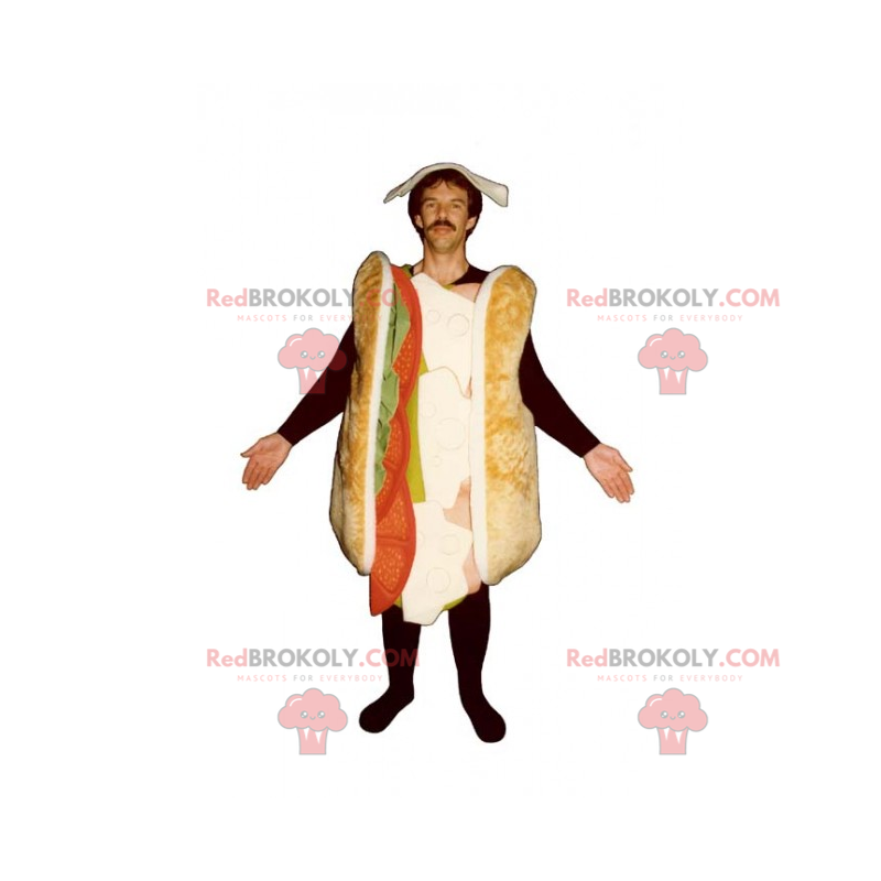 Club sandwich mascot - Redbrokoly.com