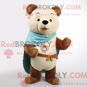 Tan Bear mascottekostuum...
