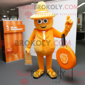 Orange Champagne maskot...