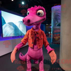Disfraz de mascota Magenta...