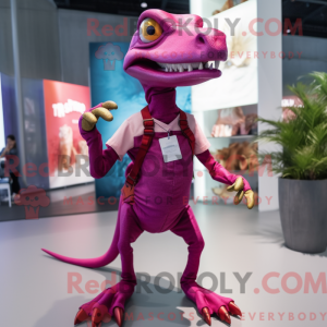 Disfraz de mascota Magenta...