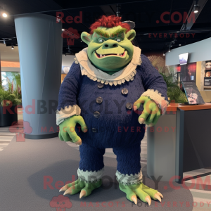 Navy Ogre mascottekostuum...