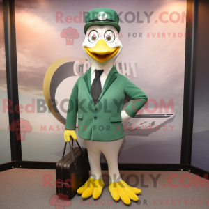 Green Gull maskot kostume...