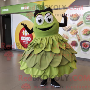 Costume de mascotte Olive...