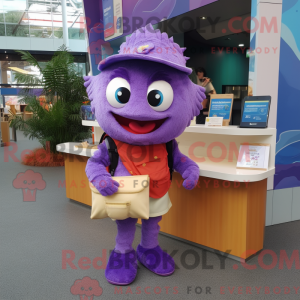 Disfraz de mascota Purple...