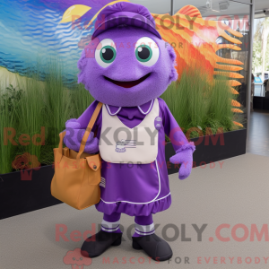 Disfraz de mascota Purple...