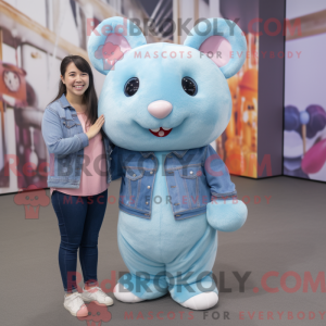 Postava maskota Sky Blue...
