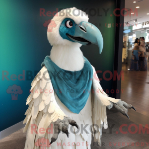 Cyan Vulture Maskottchen...