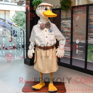 Mascotte de canard de...