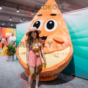 Costume de mascotte Peach...