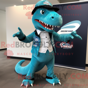 Blågrøn Allosaurus...