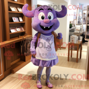Lavender biff maskot...