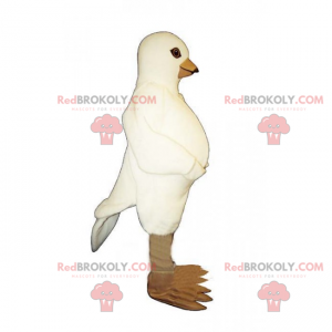 Mascotte de colombe - Redbrokoly.com