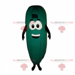 Mascotte de concombre avec visage souriant - Redbrokoly.com