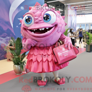Costume mascotte de Piranha...
