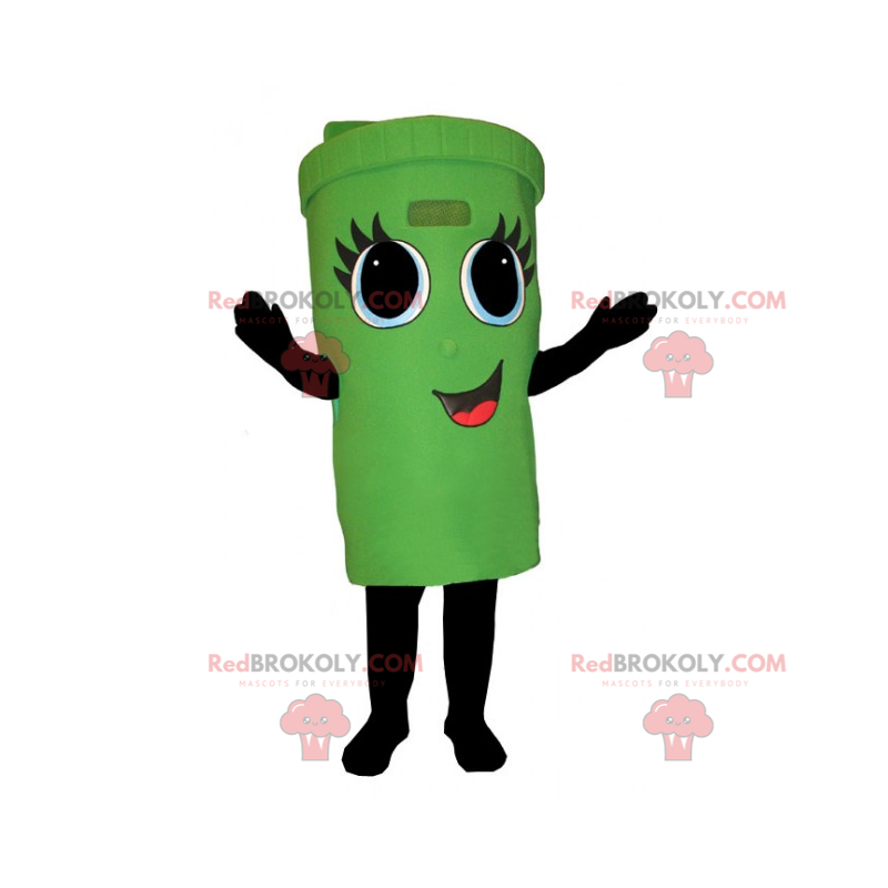 Container mascot with smiling face - Redbrokoly.com