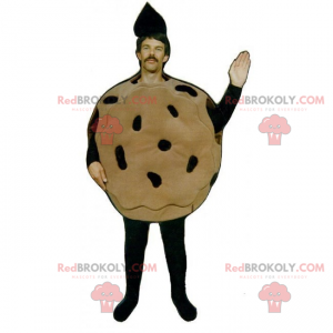 Chocolate chip cookie maskot - Konditormaskoter - REDBROKO_015496 - RedBrokoly.com