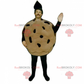 Mascote de biscoito de chocolate - Redbrokoly.com