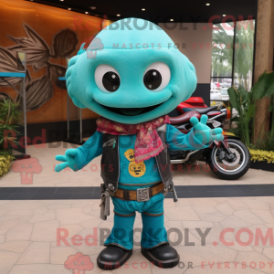 Turquoise Plum mascot...