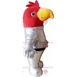 Rooster mascot in astronaut outfit - Redbrokoly.com