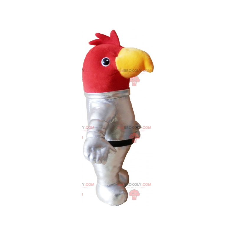 Rooster mascot in astronaut outfit - Redbrokoly.com
