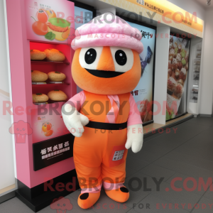 Peach Sushi maskot kostume...