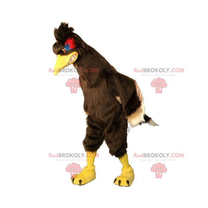 Mascote do galo marrom com crista - Redbrokoly.com Mascote do galo marrom com crista - Redbrokoly.com
