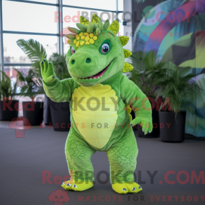 Limegrøn Ankylosaurus...