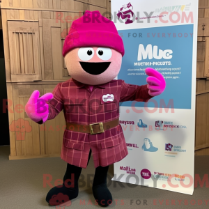Magenta Soldier mascot...