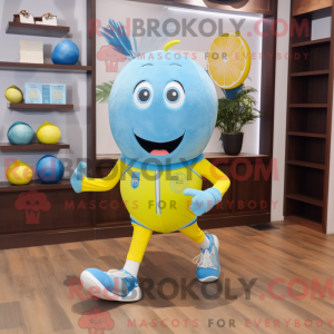 Postava maskota Sky Blue...