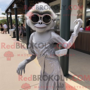 Silver Monkey maskotkostym...