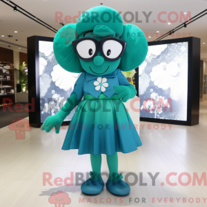 Cyan Four Leaf Clover...