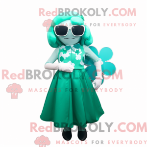 Cyan Four Leaf Clover...