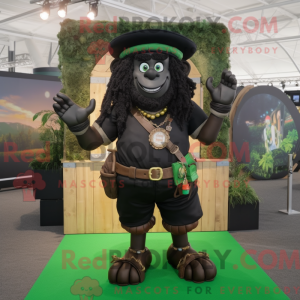 Mascotte de Leprechaun noir...
