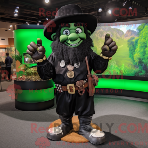Mascotte de Leprechaun noir...