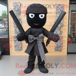 Personaggio mascotte Black...
