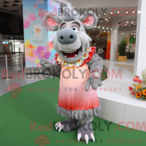 Maskottchenkostüm Gray Sow...