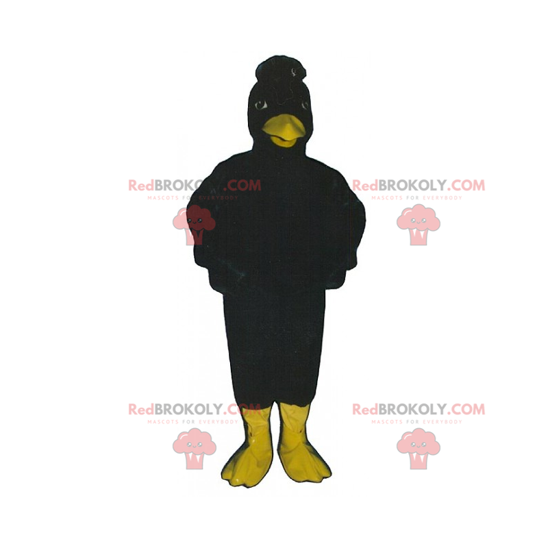 Mascotte del corvo nero - Redbrokoly.com