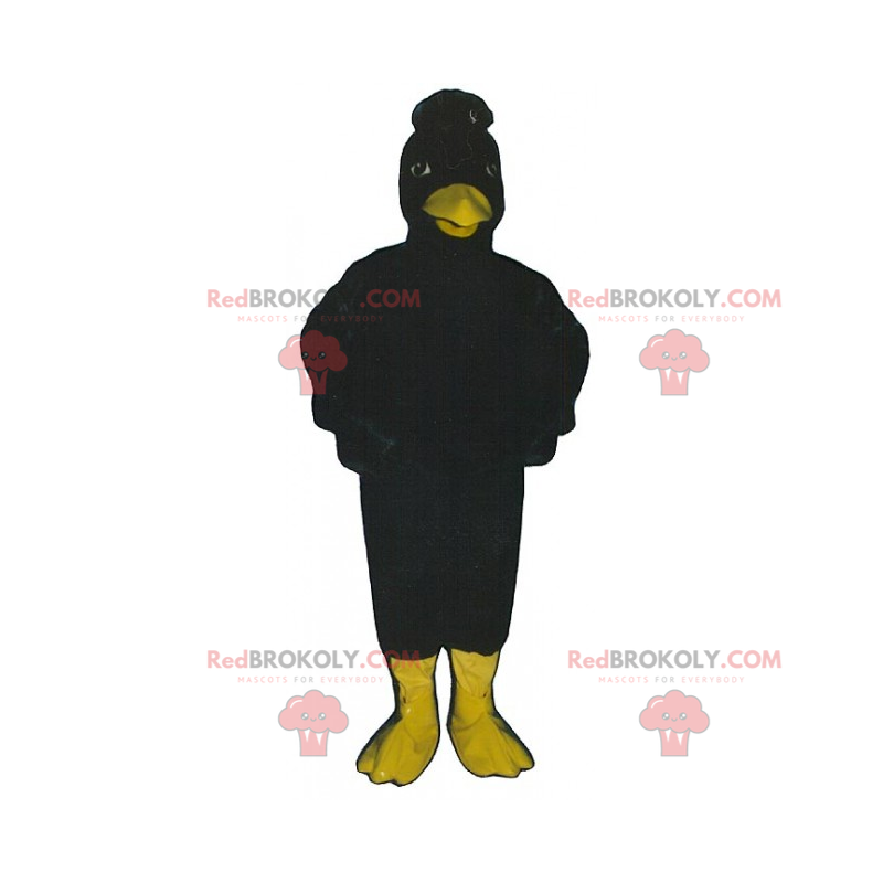 Mascotte zwarte kraai - Redbrokoly.com