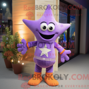 Lavendel søstjerne maskot...