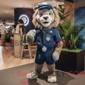 Navy Tamer Lion maskot...