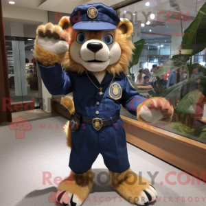 Navy Tamer Lion mascot...