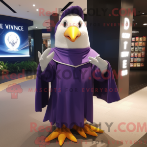 Maskotdraktfigur Purple...
