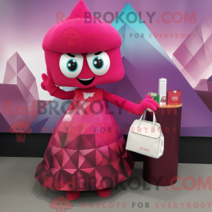 Magenta forlovelsesring...